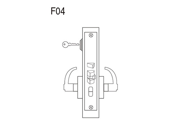 F04室内门锁