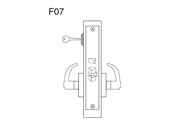 F07储藏室或衣柜门锁